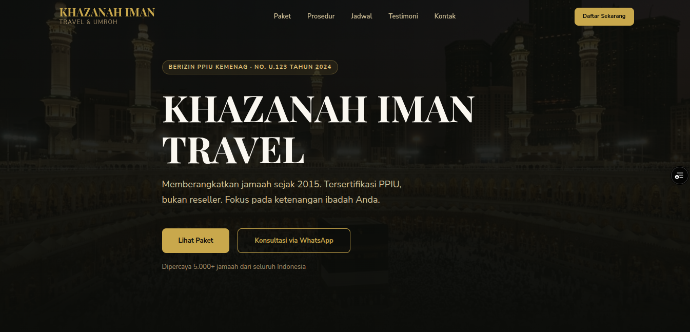 Travel Umroh Snapshot