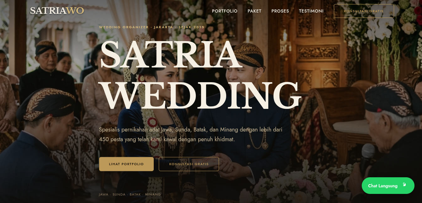 Wedding Organizer Snapshot